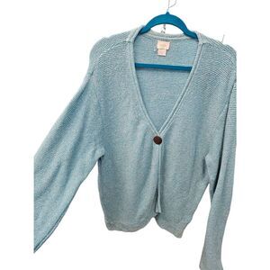 Alps Tiffany Blue Cardigan Sweater Womens size 2X